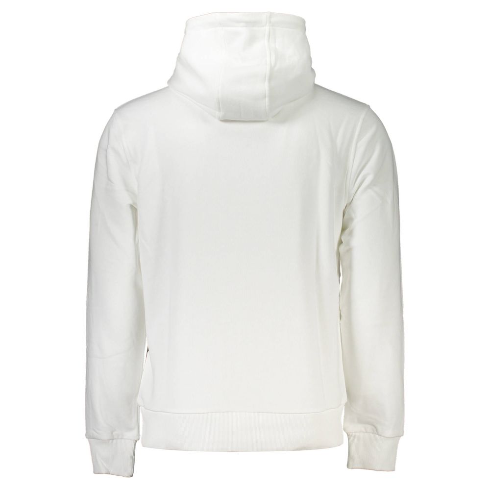 Cavalli Class Men's White Cotton Sweatshirt
