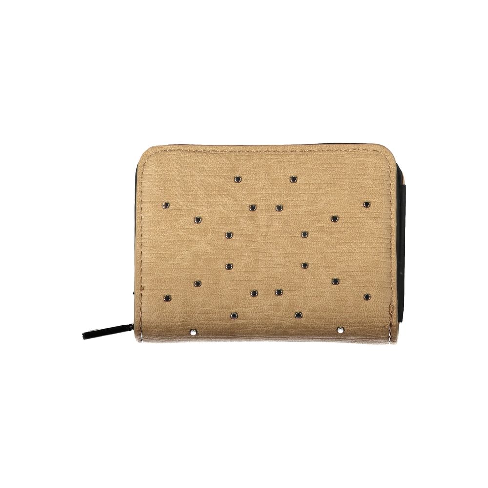 Desigual Brown Polyurethane Wallet for Women