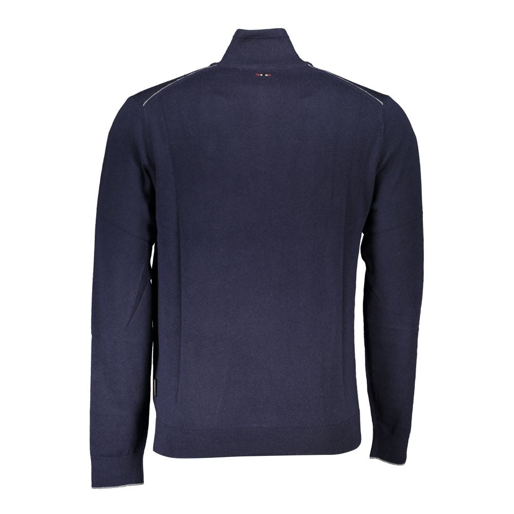 Napapijri Blauer Stoffpullover