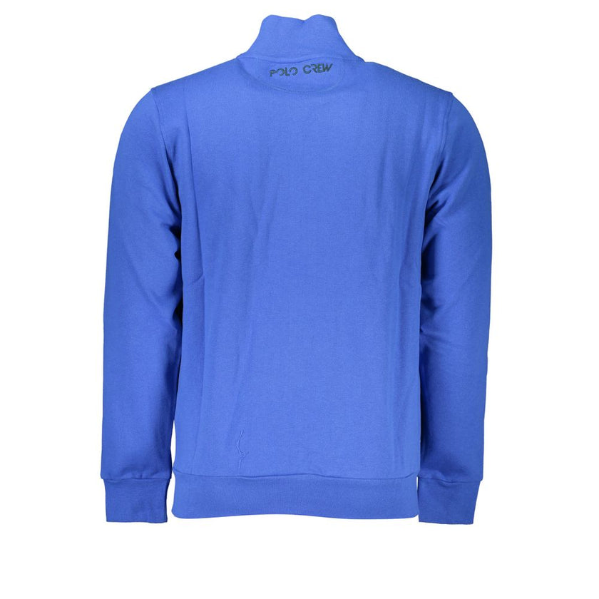 La Martina Blauer Baumwoll-Sweatshirt für Herren