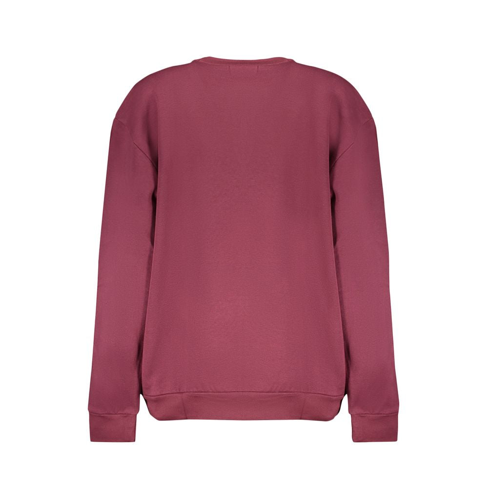 Cavalli Class Lila Baumwoll-Damenpullover