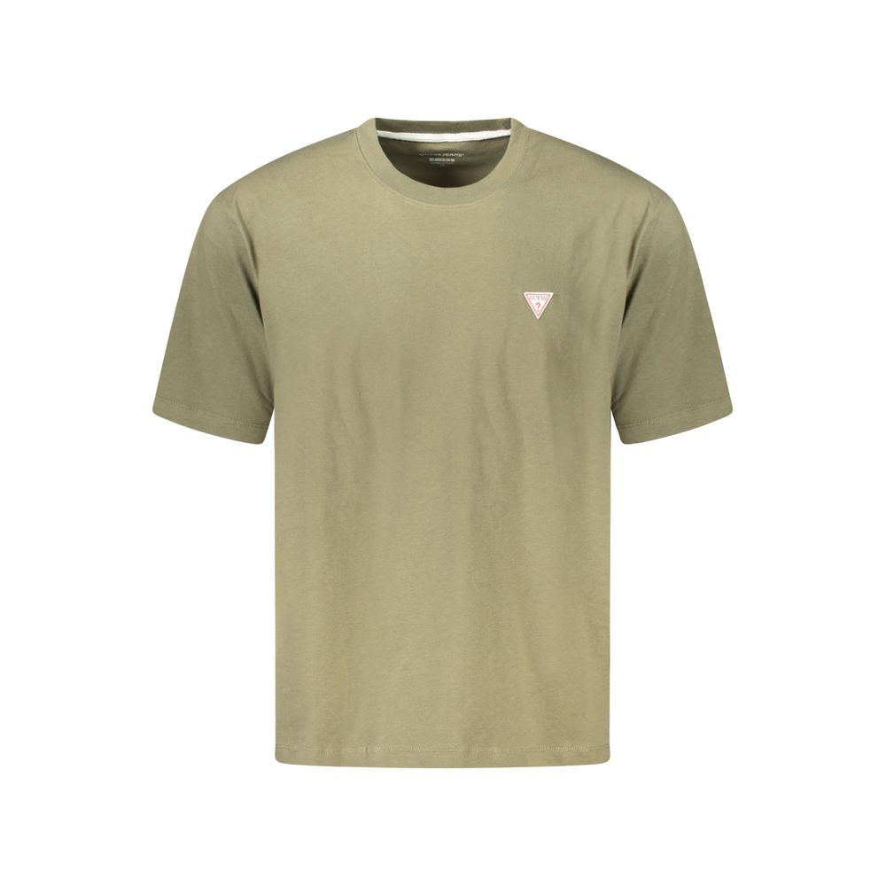 Guess Jeans Verde Baumwoll-T-Shirt für Herren