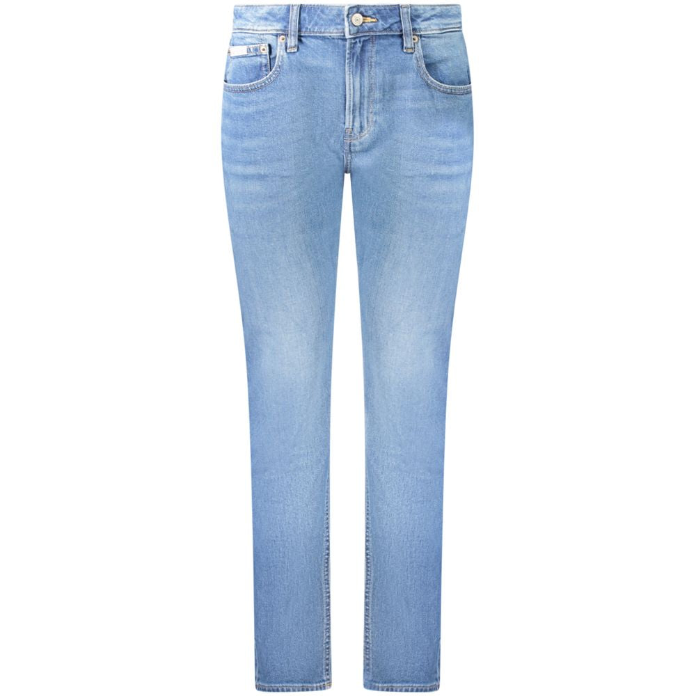 Calvin Klein Blue Cotton Jeans for Women