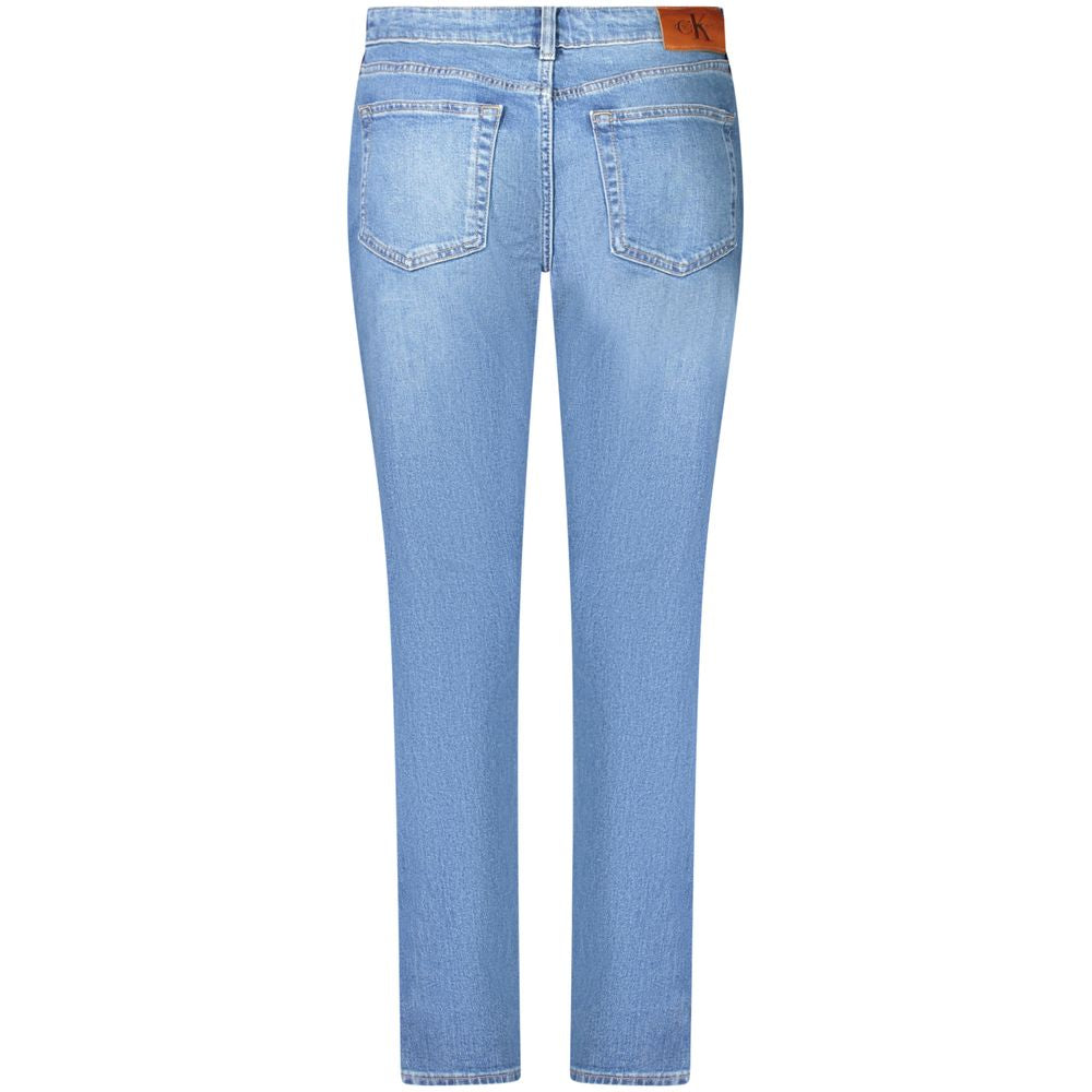 Calvin Klein Blue Cotton Jeans for Women