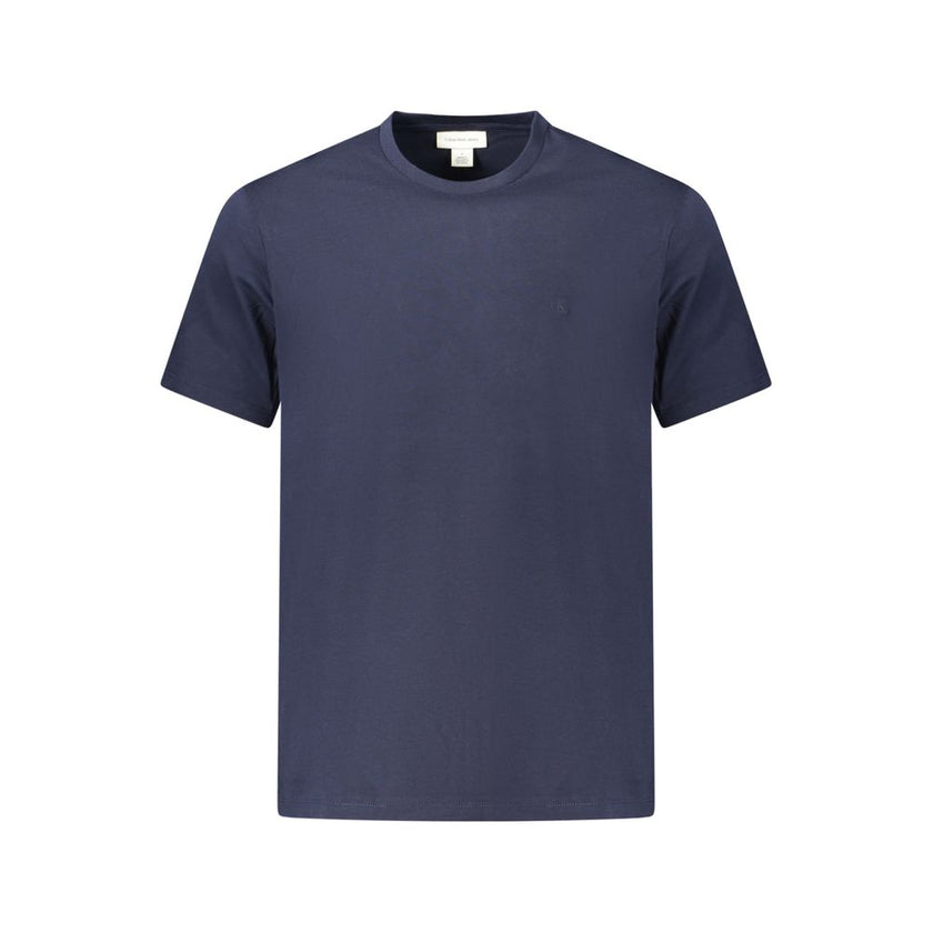 Calvin Klein Blaues Baumwoll-T-Shirt für Herren