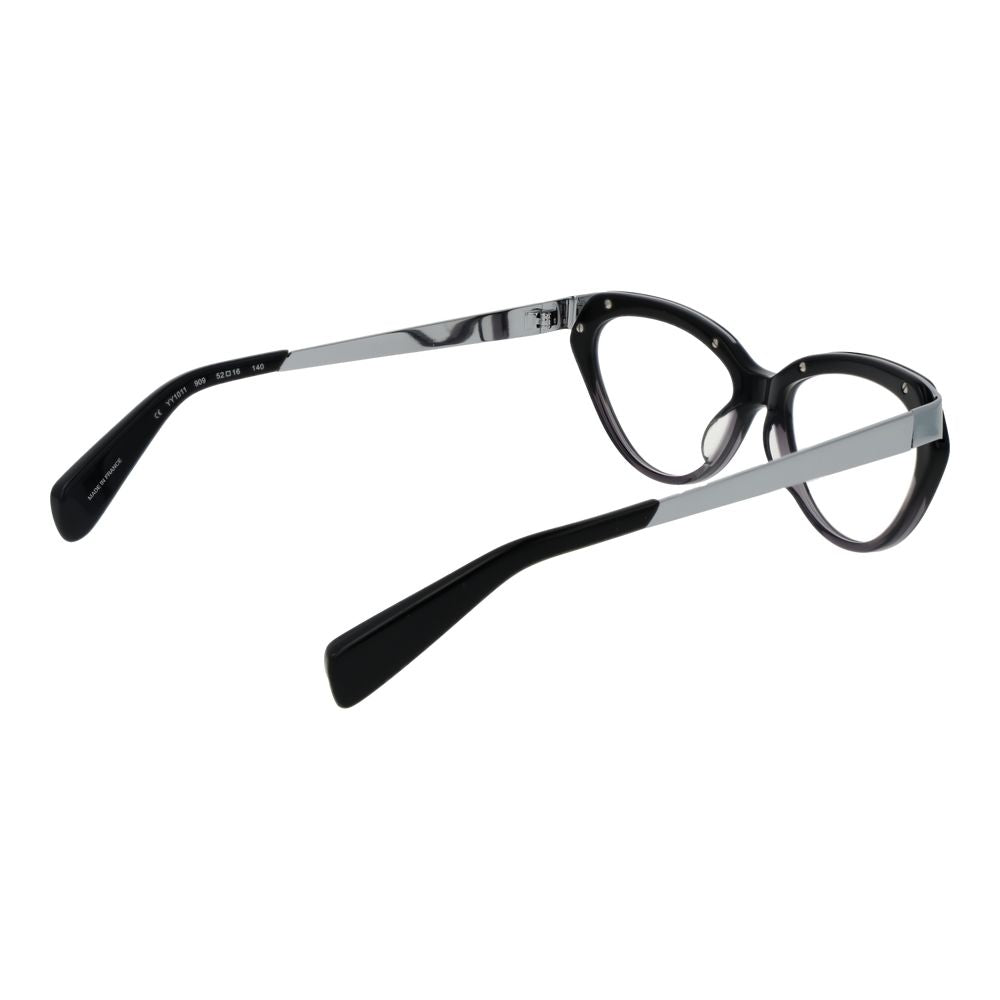 Yohji Yamamoto Schwarze Brille aus Acetat (Gestell)