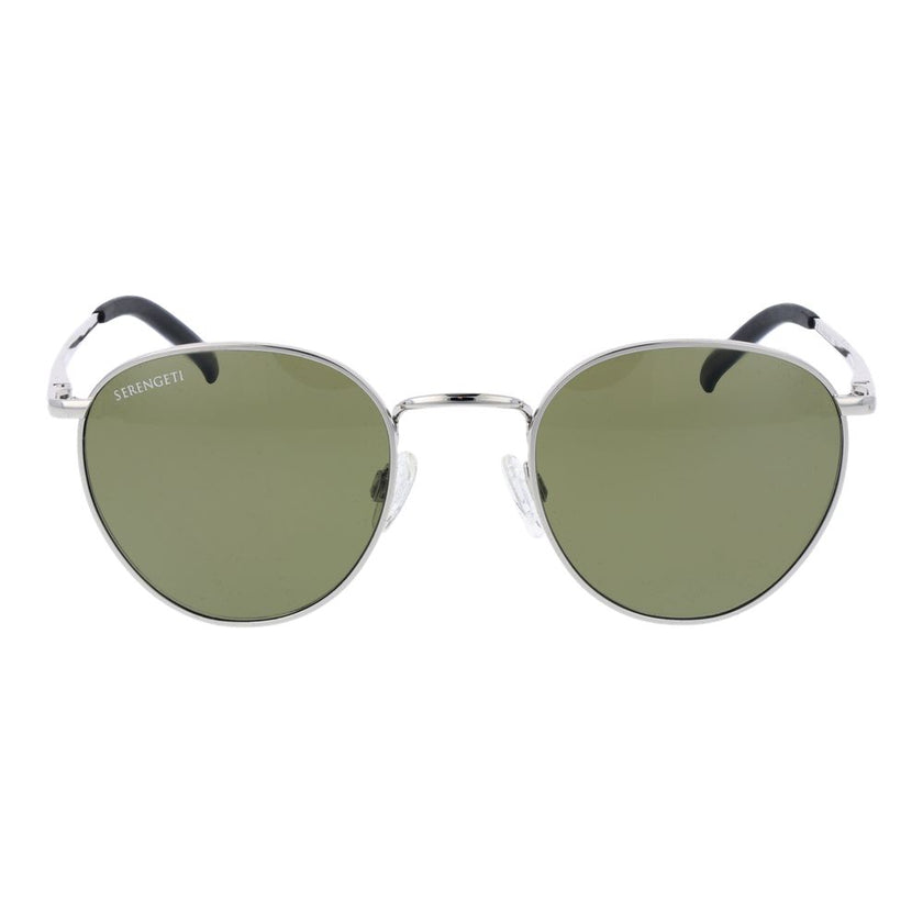 Serengeti Sonnenbrille aus silbernem Metall