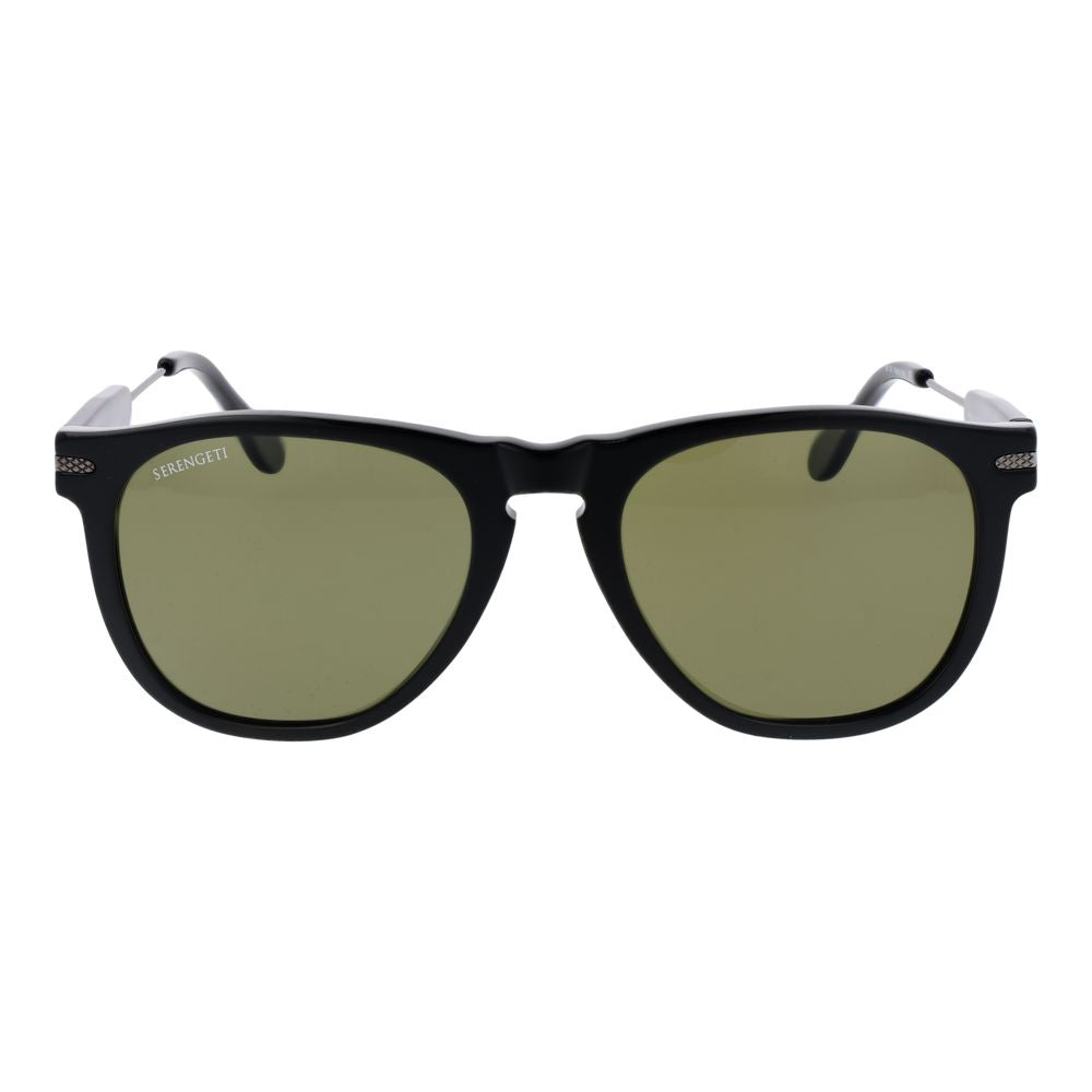 Serengeti Schwarze Sonnenbrille aus Kunststoff