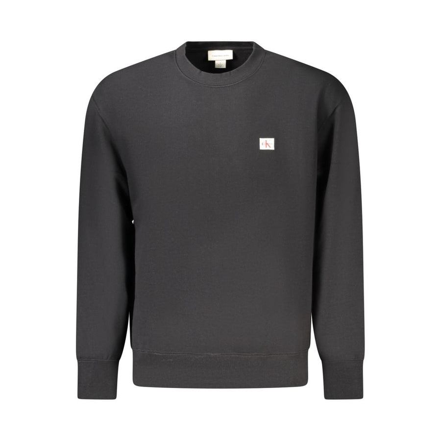 Calvin Klein Schwarzer Baumwoll-Herren-Sweatshirt