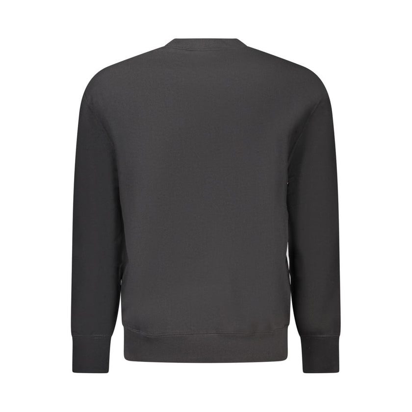 Calvin Klein Schwarzer Baumwoll-Herren-Sweatshirt