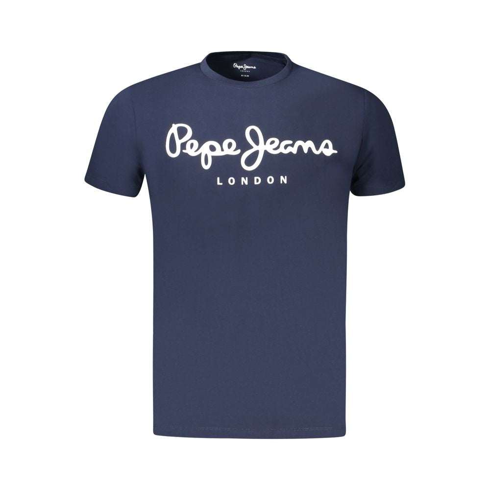 Men's Pepe Jeans Blue Cotton T-Shirt