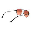 Serengeti Schwarze Sonnenbrille aus Metall