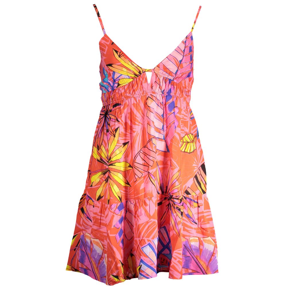 Desigual Rotes Damenkleid aus Polyester