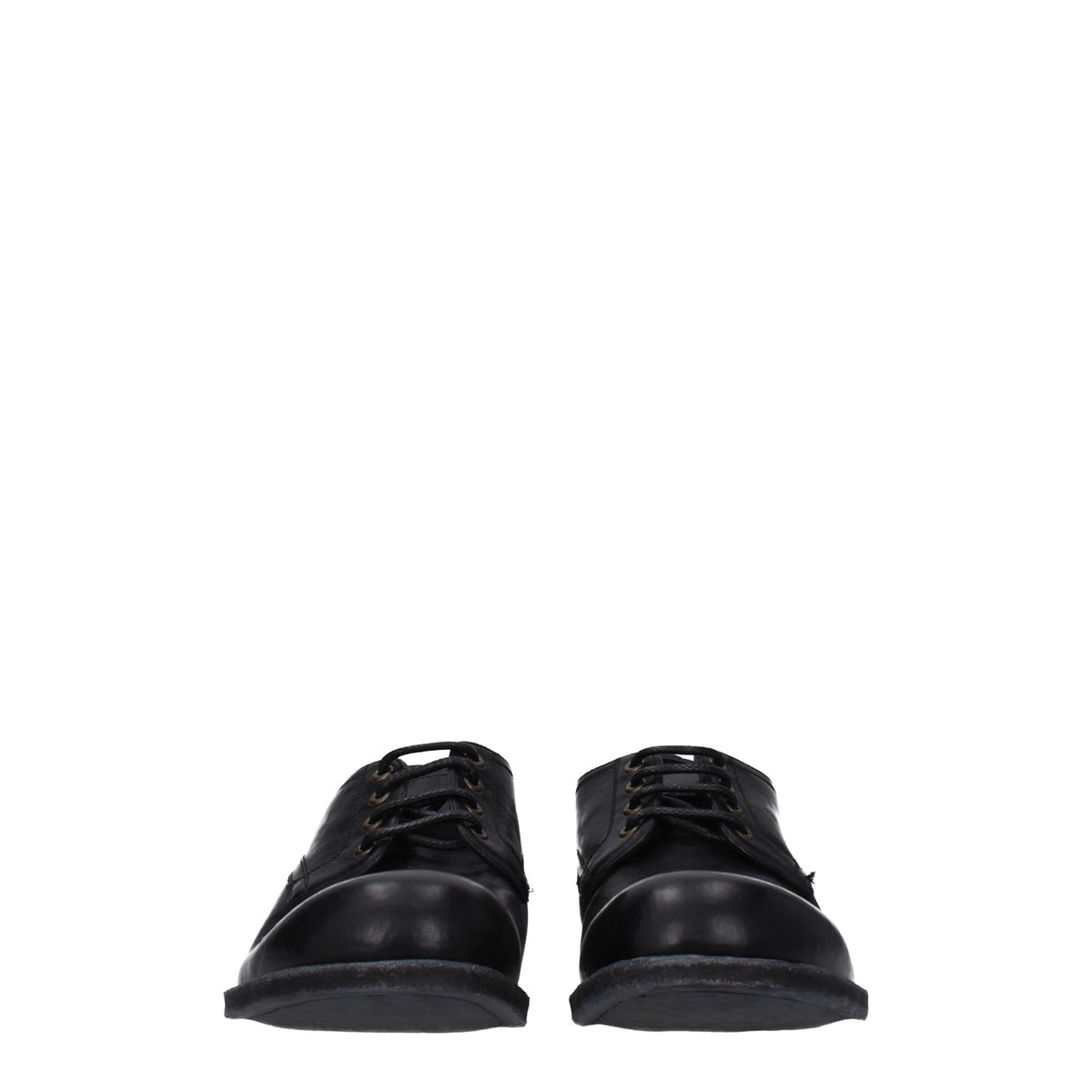 Dolce & Gabbana Black Leather Oxford and Derby Shoes