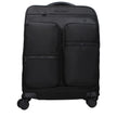 Piquadro Schwarze Stoff-Gepäck- und Reisetasche