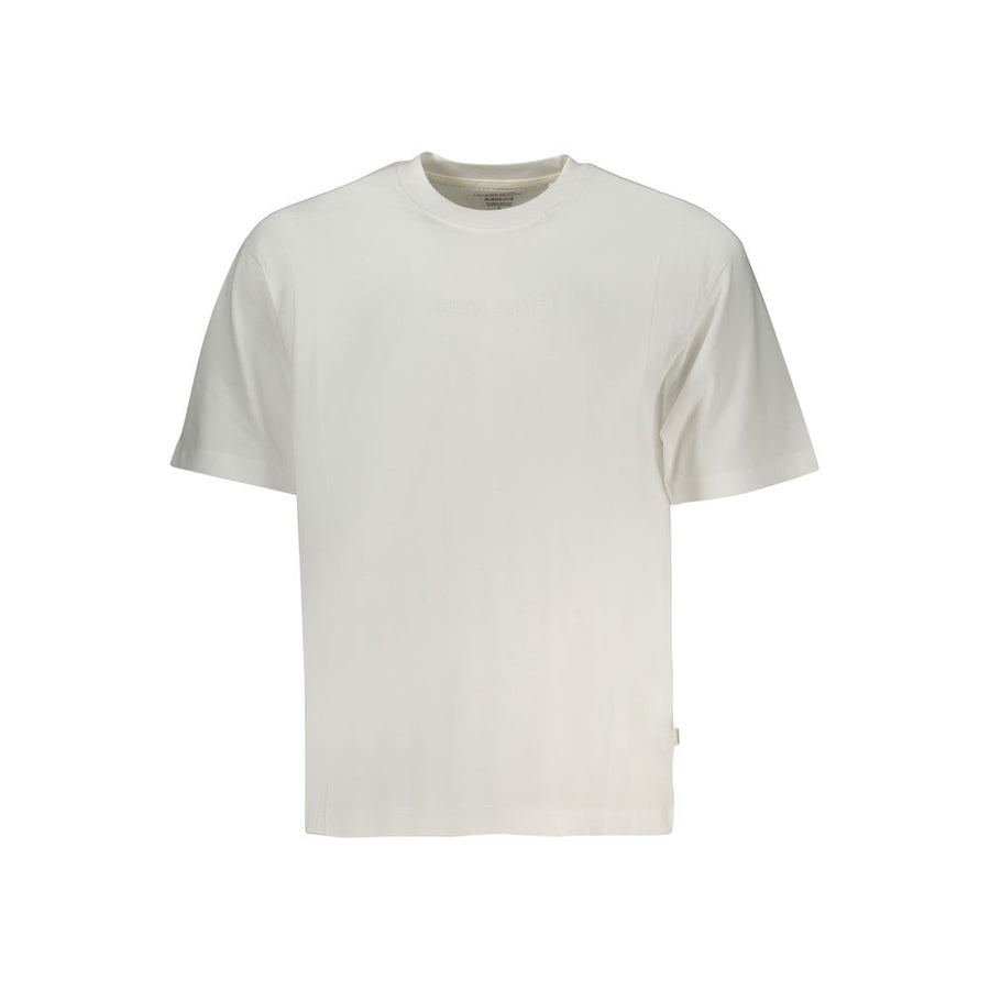 Guess Jeans Men's White Cotton T-Shirt
