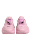 Dolce & Gabbana Rosa Leder Daymaster Low Top Sneakers Schuhe