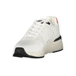 Blauer Weiße Herren-Sneaker aus Polyester
