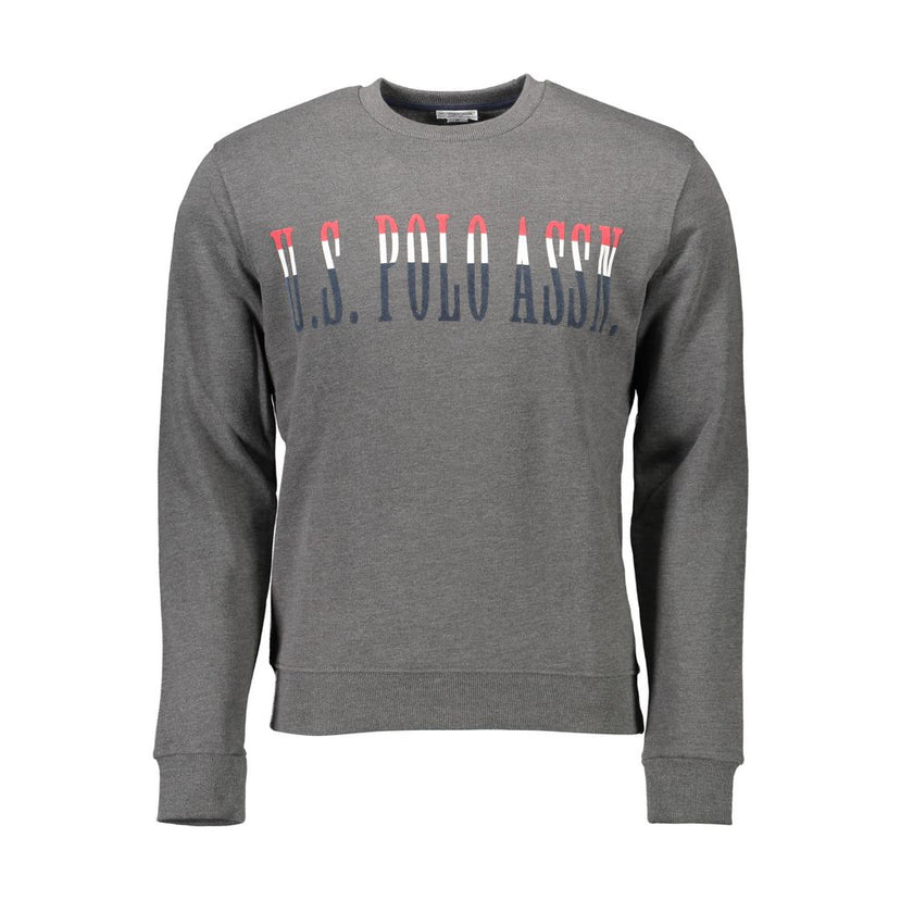 U.S. POLO ASSN. Graues Baumwoll-Sweatshirt für Herren