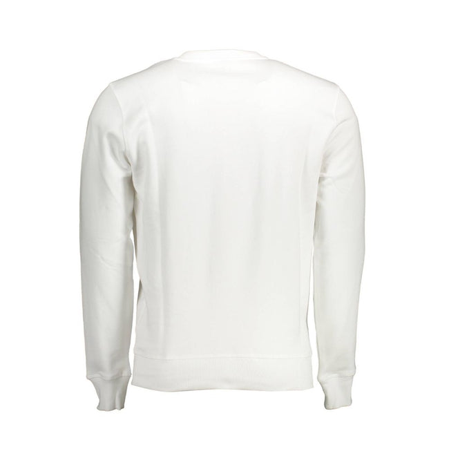North Sails Weißes Herren-Sweatshirt aus Baumwolle