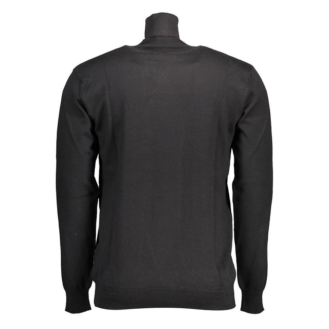 U.S. POLO ASSN. Schwarzes Baumwollhemd