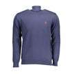 U.S. POLO ASSN. Blauer Baumwollpullover für Herren