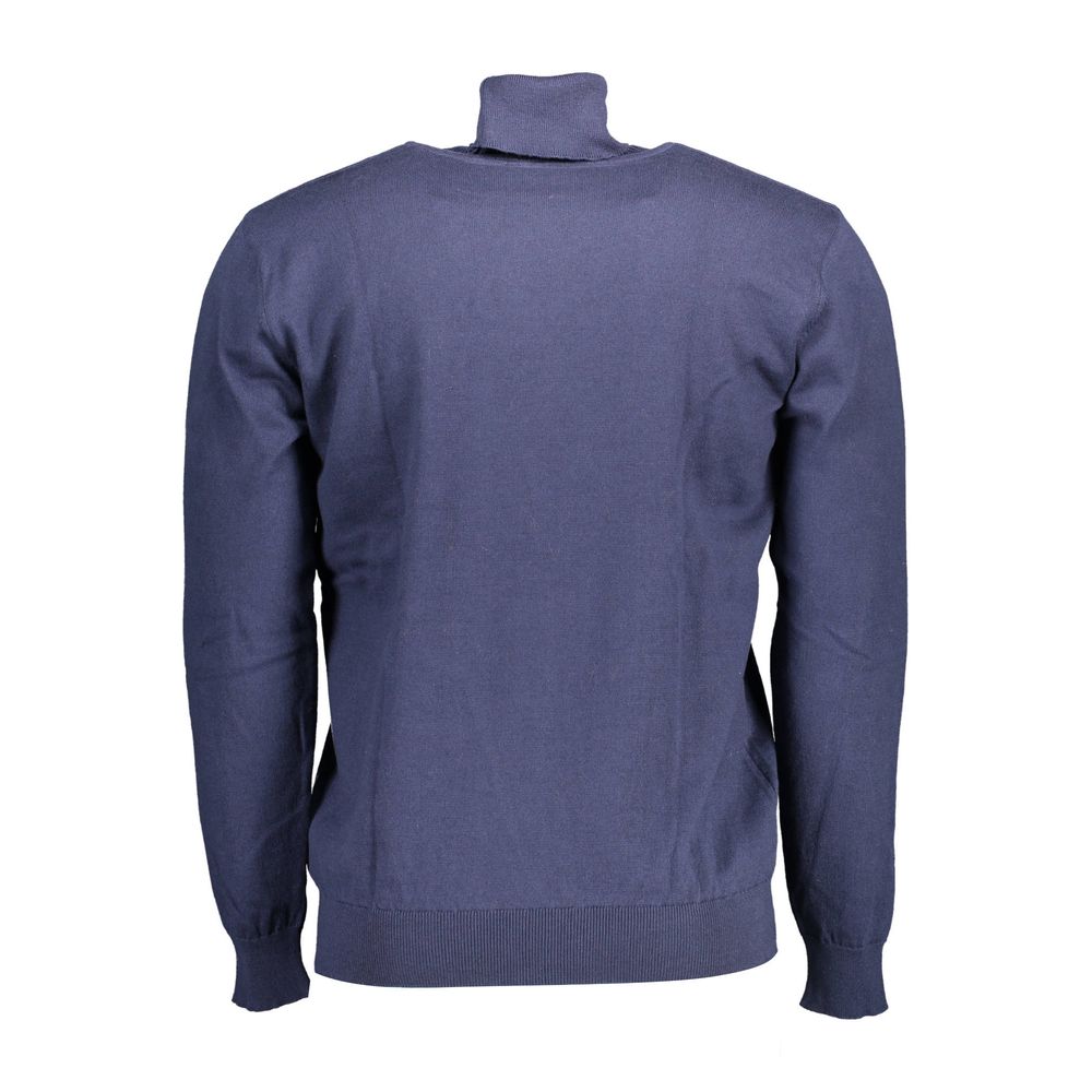 U.S. POLO ASSN. Blauer Baumwollpullover für Herren