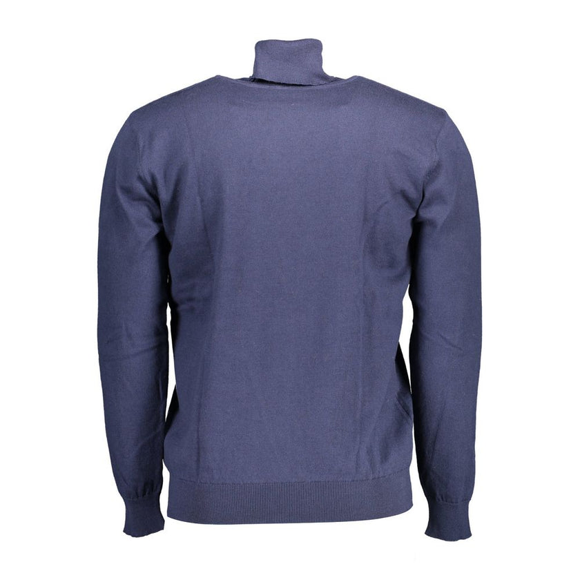 U.S. POLO ASSN. Blauer Baumwollpullover für Herren
