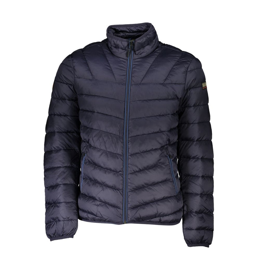 Napapijri Blaue Herrenjacke aus Polyamid