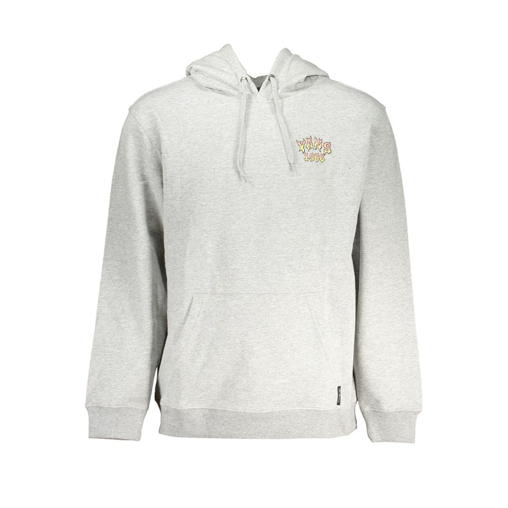 Vans Men's Gray Cotton Hoodie