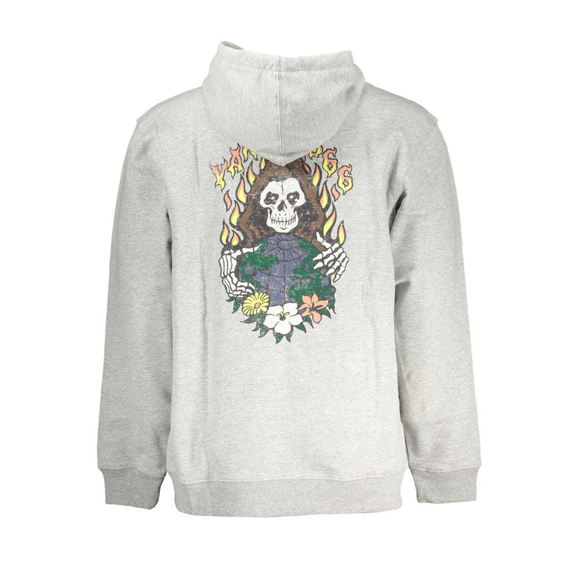 Vans Grigio Herren-Kapuzenpullover aus Baumwolle