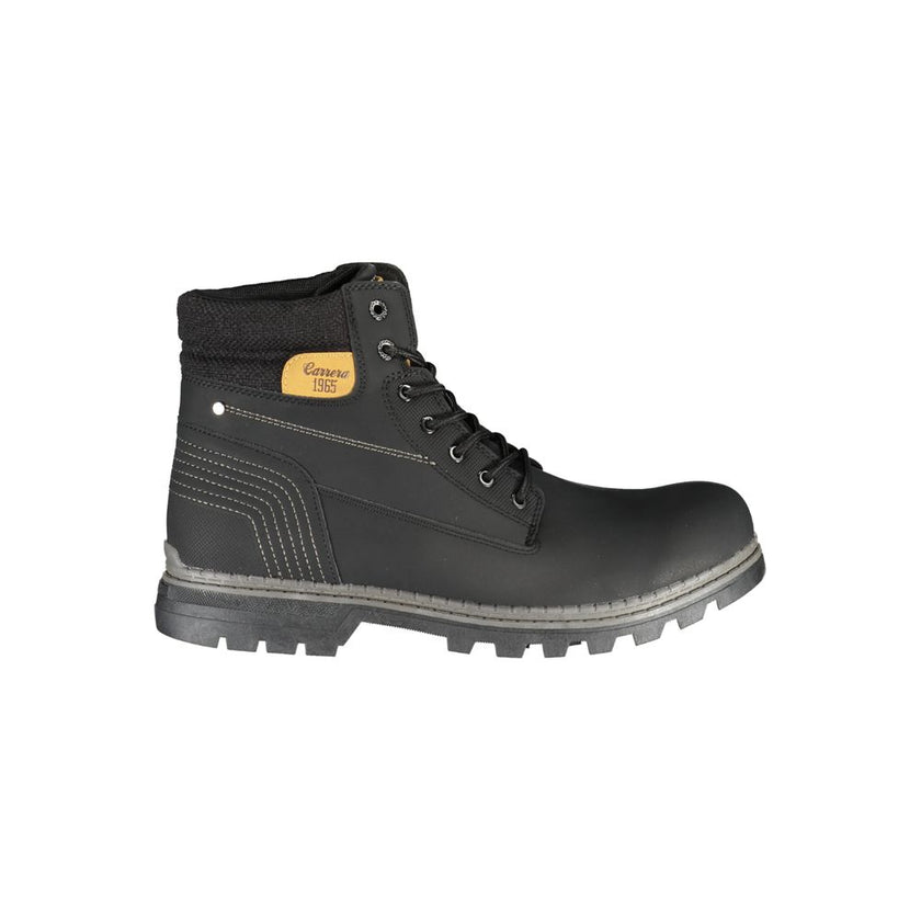 Carrera Schwarzer Polyester Herrenstiefel