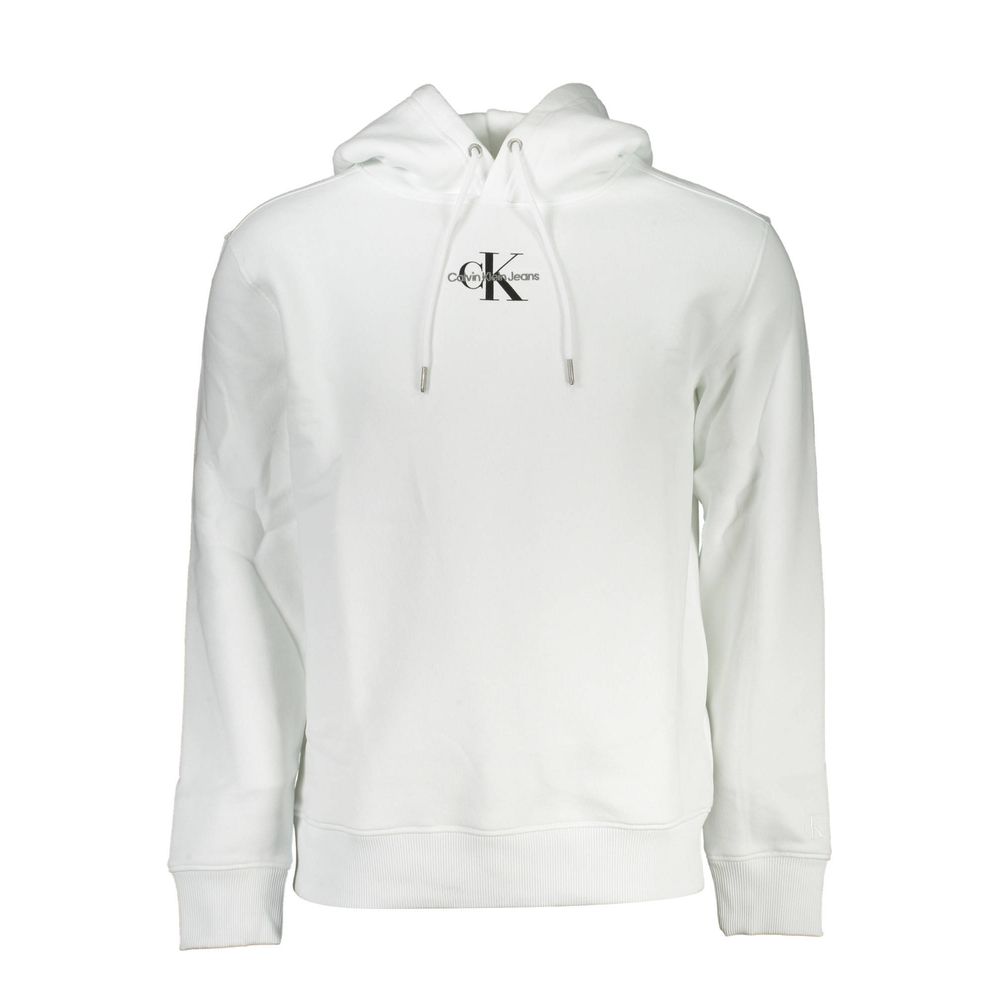 Calvin Klein Men's White Cotton Sweatshirt