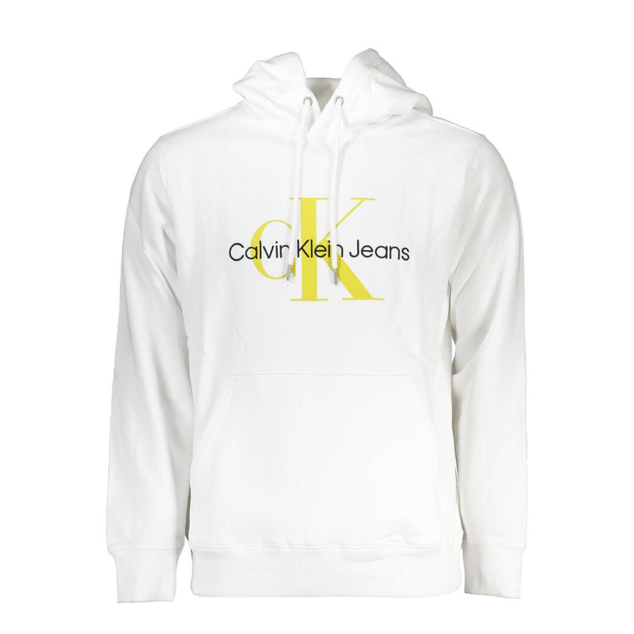 Calvin Klein Weißes Baumwoll-Sweatshirt für Herren