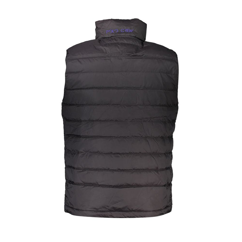 La Martina Schwarze Herrenjacke aus Polyamid