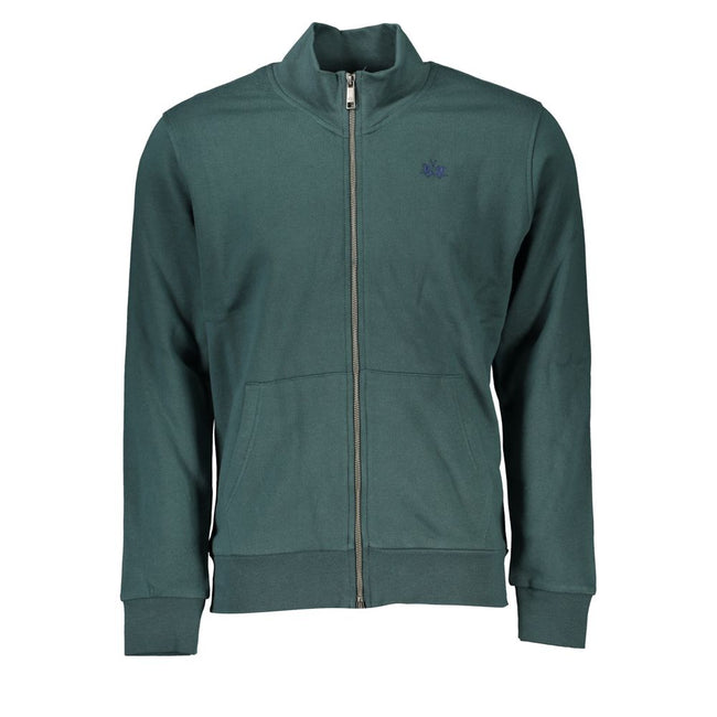 La Martina Verde Baumwoll-Sweatshirt für Herren