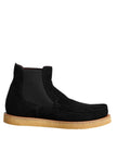 Dolce & Gabbana Schwarze Wildleder-Stiefeletten zum Hineinschlüpfen