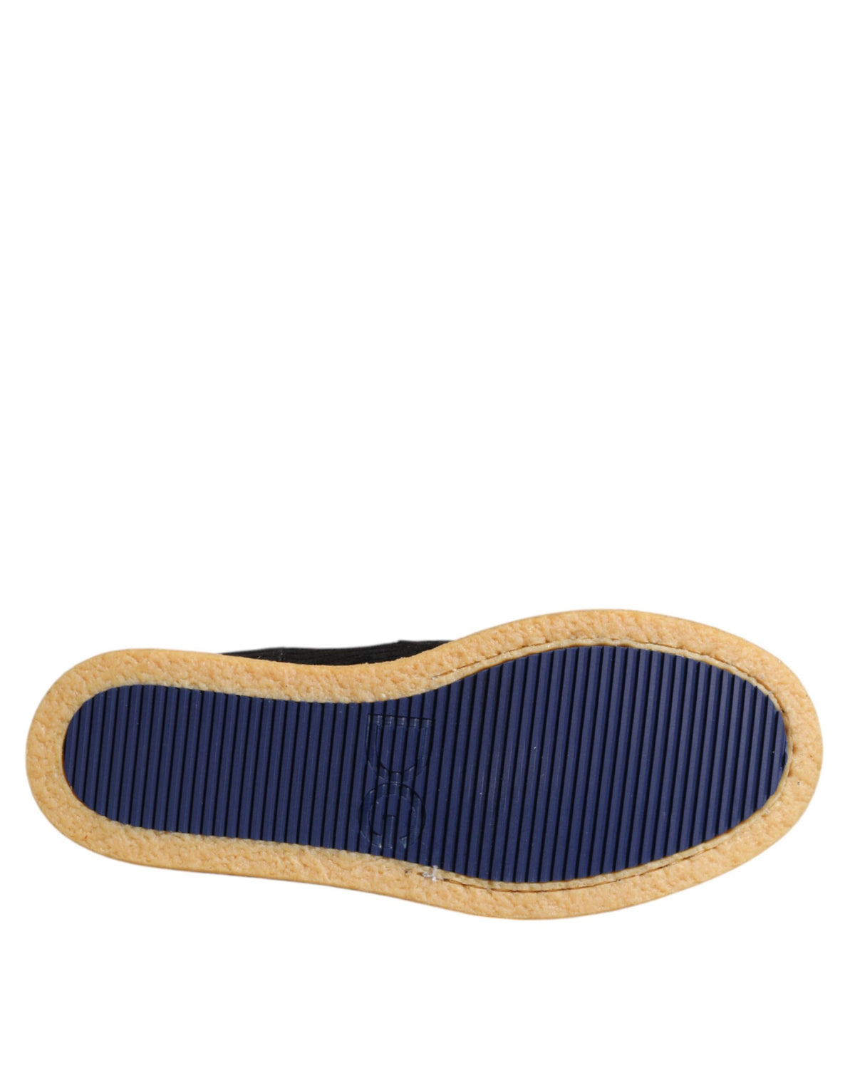 Dolce & Gabbana Black Calf Suede Slip-On Ankle Boots Shoes