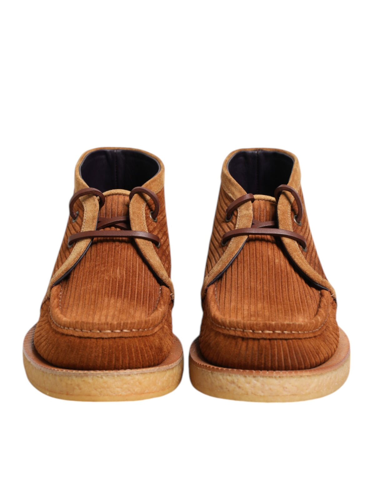 Dolce & Gabbana Brown Suede Nubuck Desert Boots Shoes