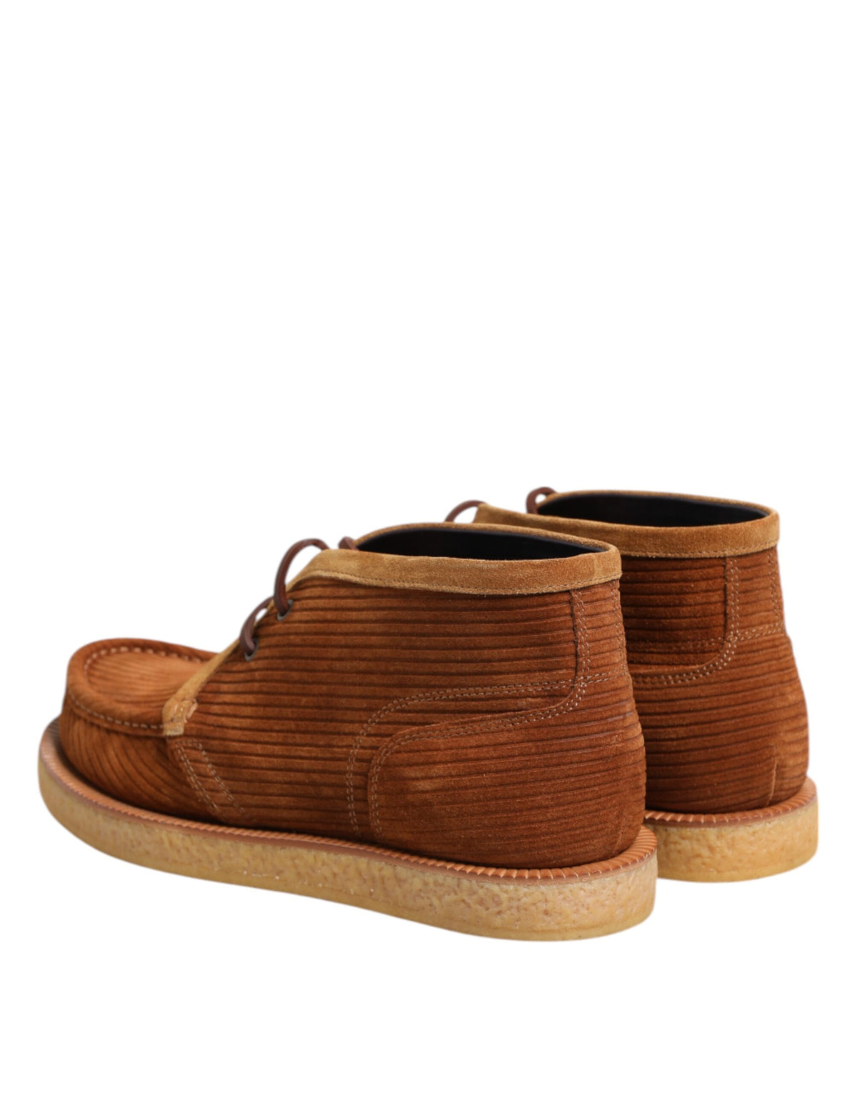 Dolce & Gabbana Brown Suede Nubuck Desert Boots Shoes