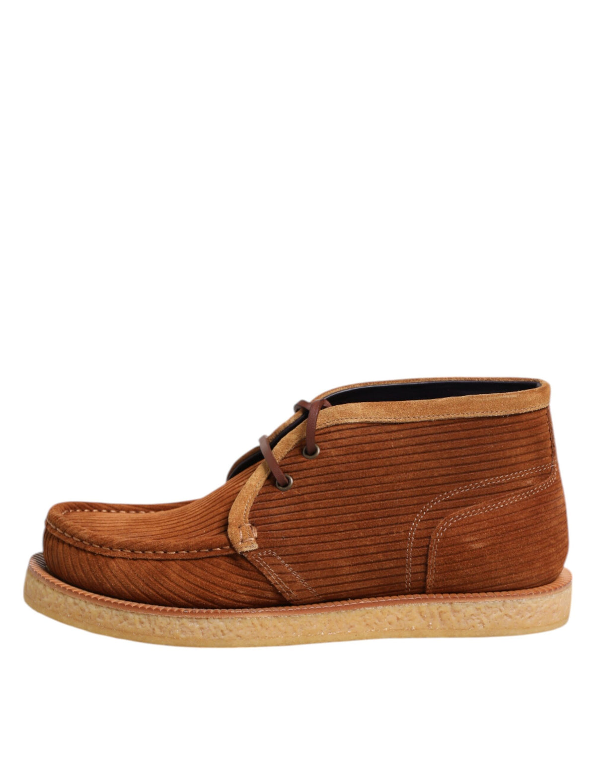Dolce & Gabbana Brown Suede Nubuck Desert Boots Shoes