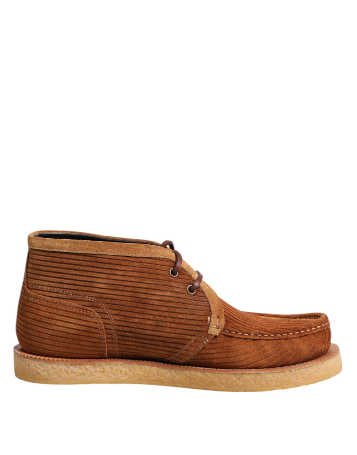 Dolce & Gabbana Brown Suede Nubuck Desert Boots Shoes
