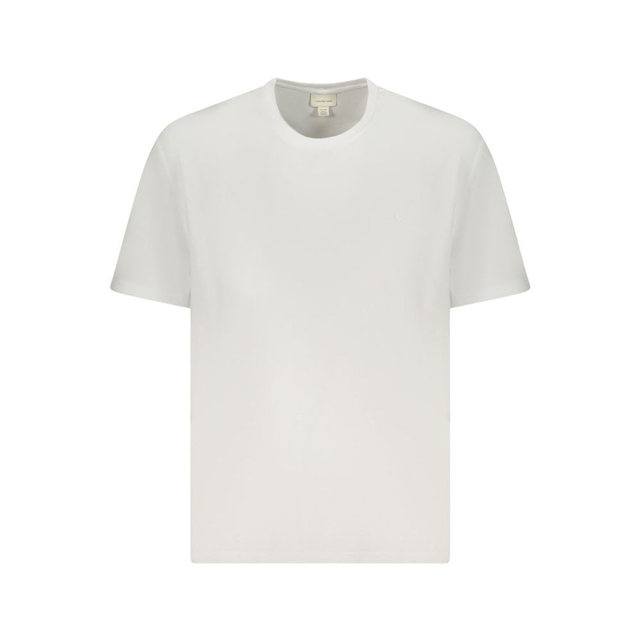 Calvin Klein Men's White Cotton T-Shirt