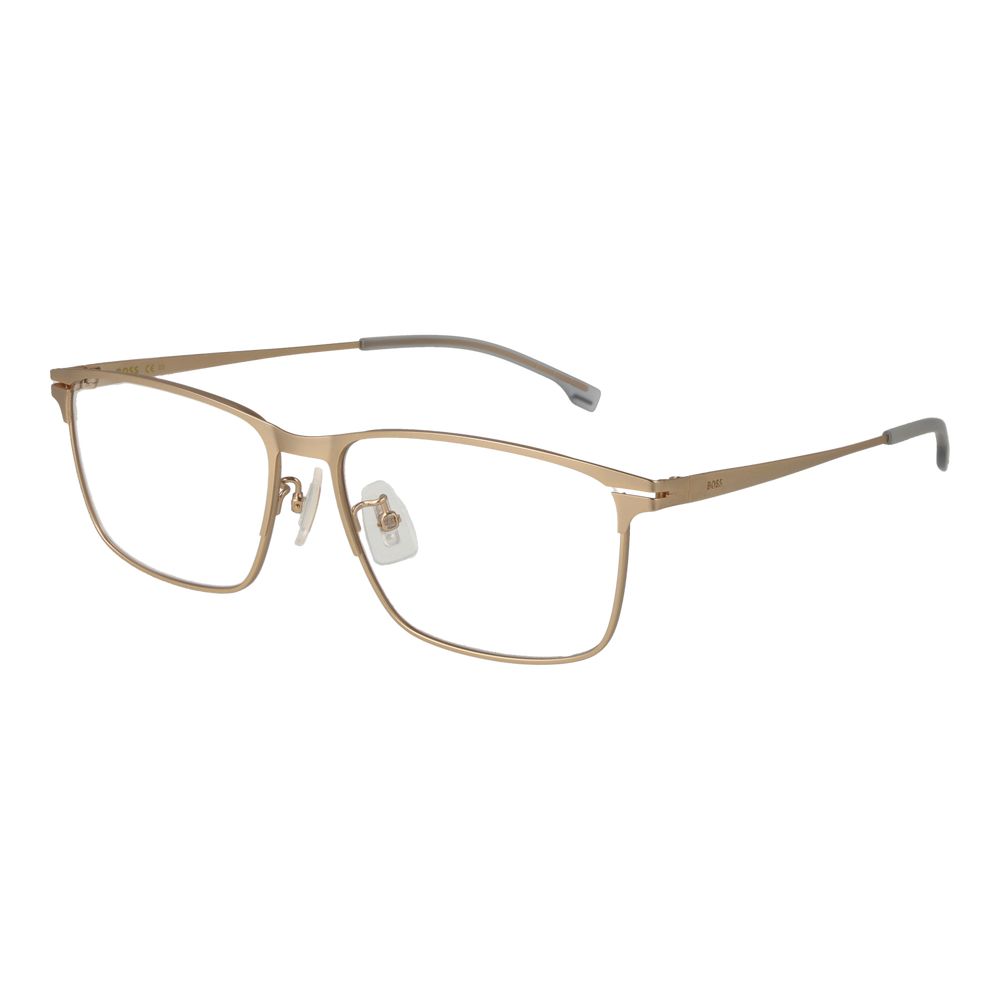 Hugo Boss Eyeglasses in Gold-tone Metal (Frame)