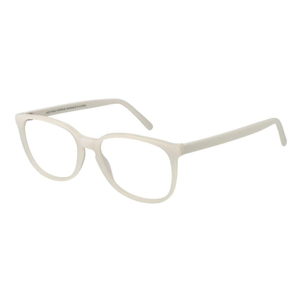 Andy Wolf Weiße Acetat-Brille (Gestell)