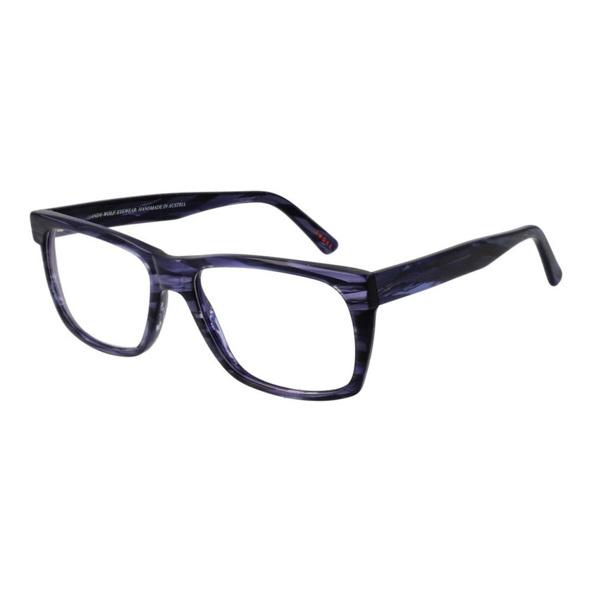 Andy Wolf Blaue Brille aus Acetat (Gestell)