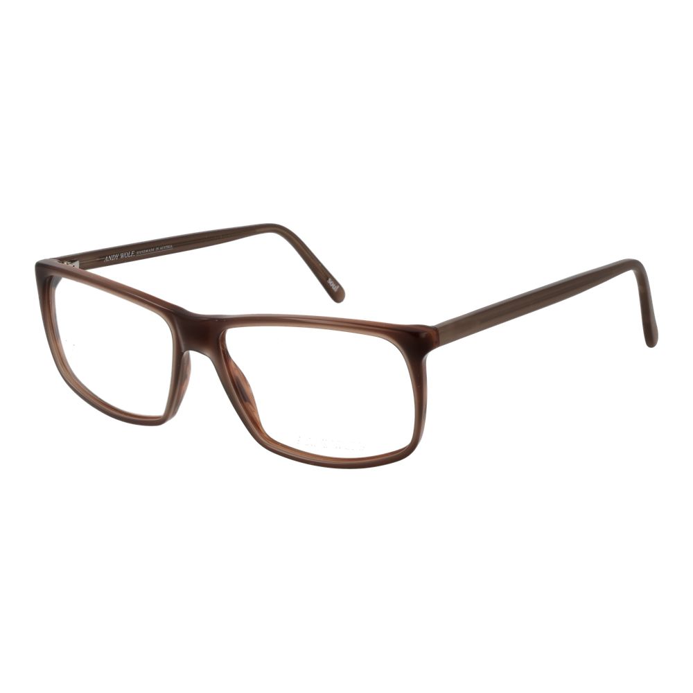 Andy Wolf Braune Brille aus Acetat (Gestell)