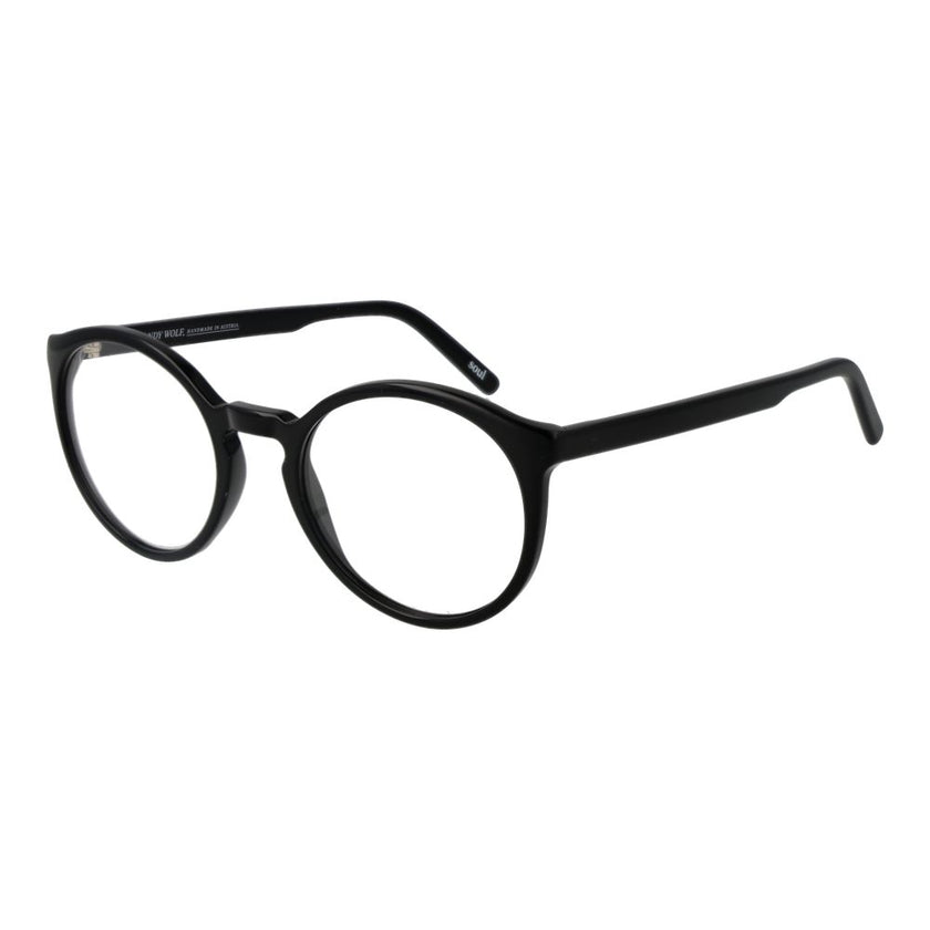 Andy Wolf Schwarze Brille aus Acetat (Rahmen)