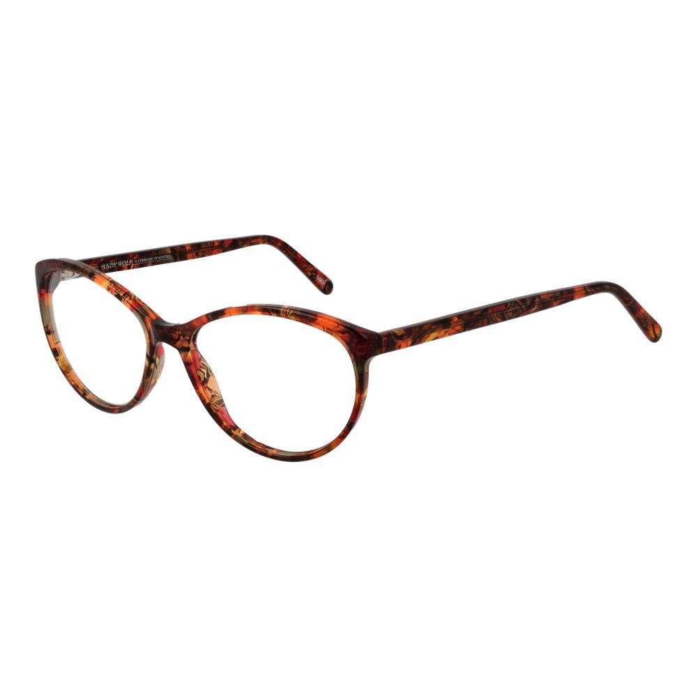 Andy Wolf Braune Brille aus Acetat (Gestell)