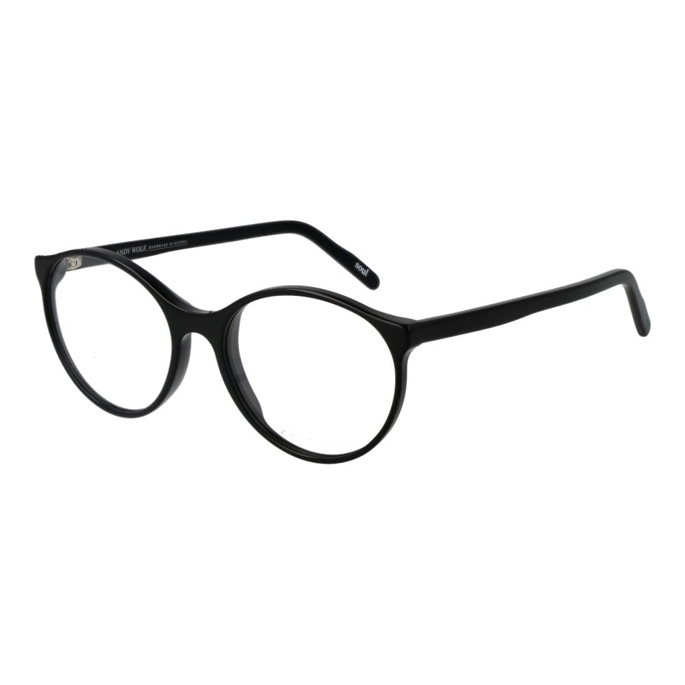 Andy Wolf Schwarze Brille aus Acetat (Gestell)
